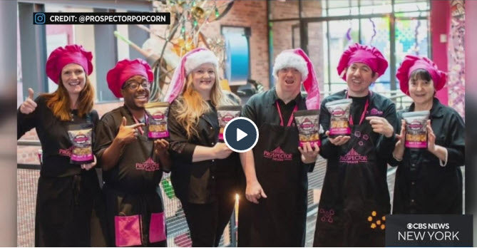 PROSPECTOR POPCORN ON CBS NEWS NEW YORK - NATIONAL POPCORN DAY