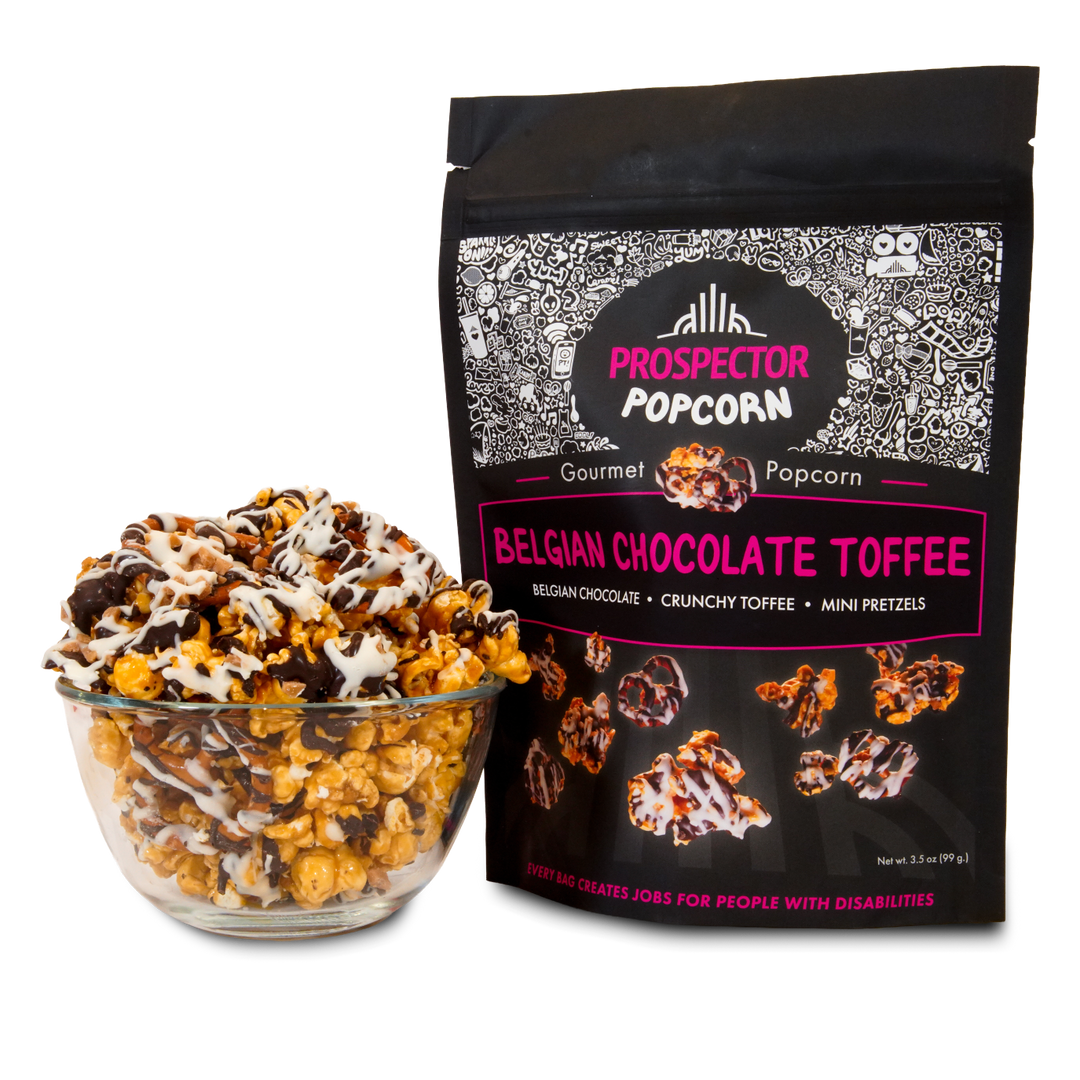 Belgian Chocolate Toffee Pack – Prospector Popcorn